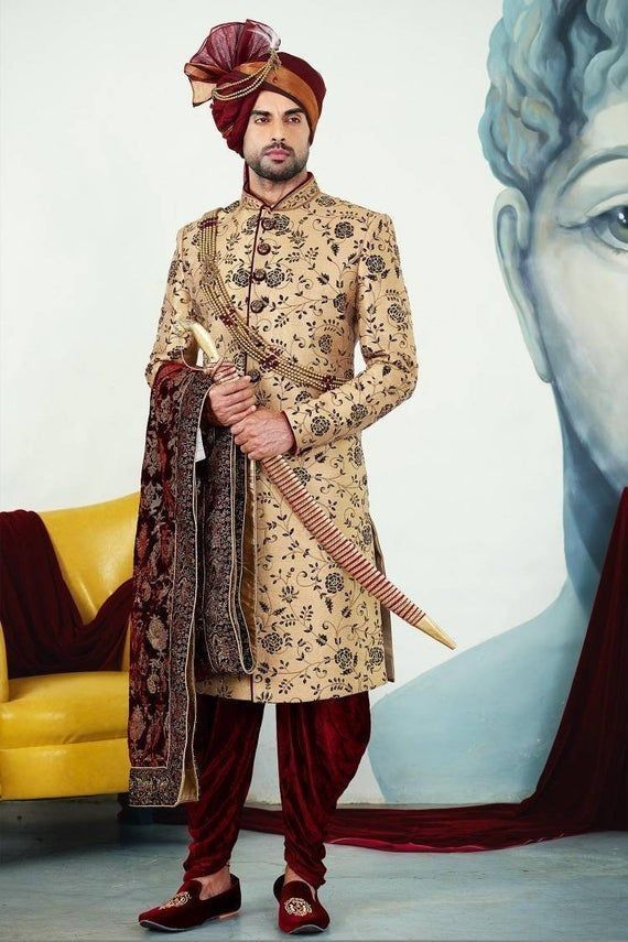 Wedding Outfit for men-Indian Sherwani