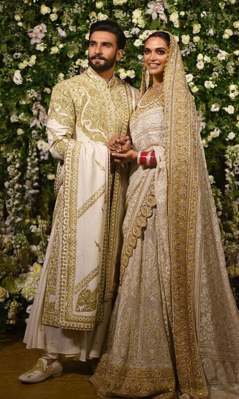 ranvir and Deepika reception look outfit