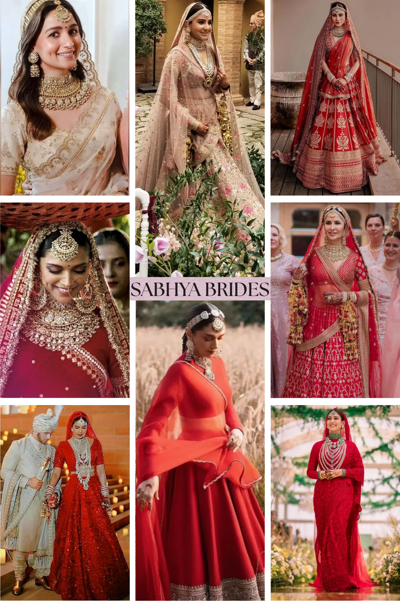 Sabhyasachi brides