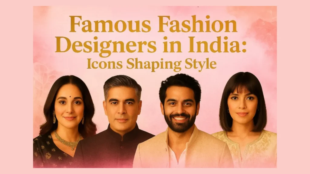 Famous Fashion Designers in India 2025