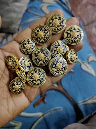 Meenakari Buttons for Jodhpuri Suit