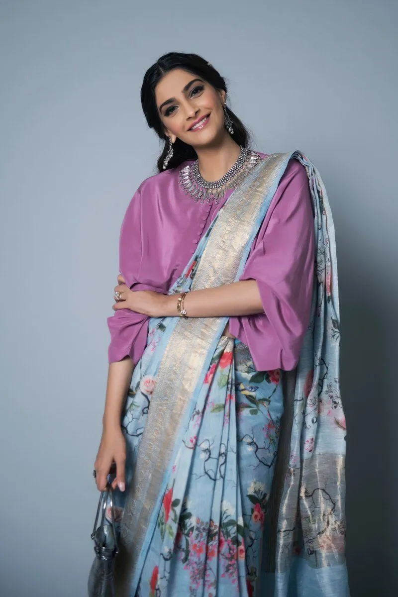 Saree with shirt idea + Pepandpanache