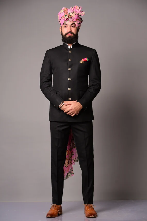 Best Jodhpuri suit, Black Jodhpuri suit