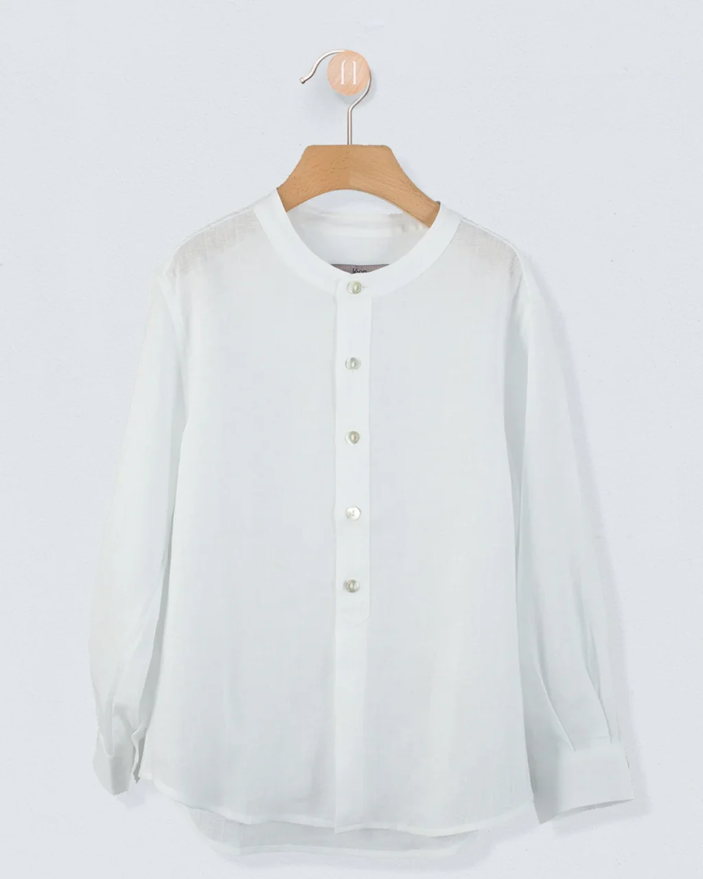 madarin collar white shirt, to wear inside Jodhpuri suit