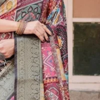 patchwork saree 2