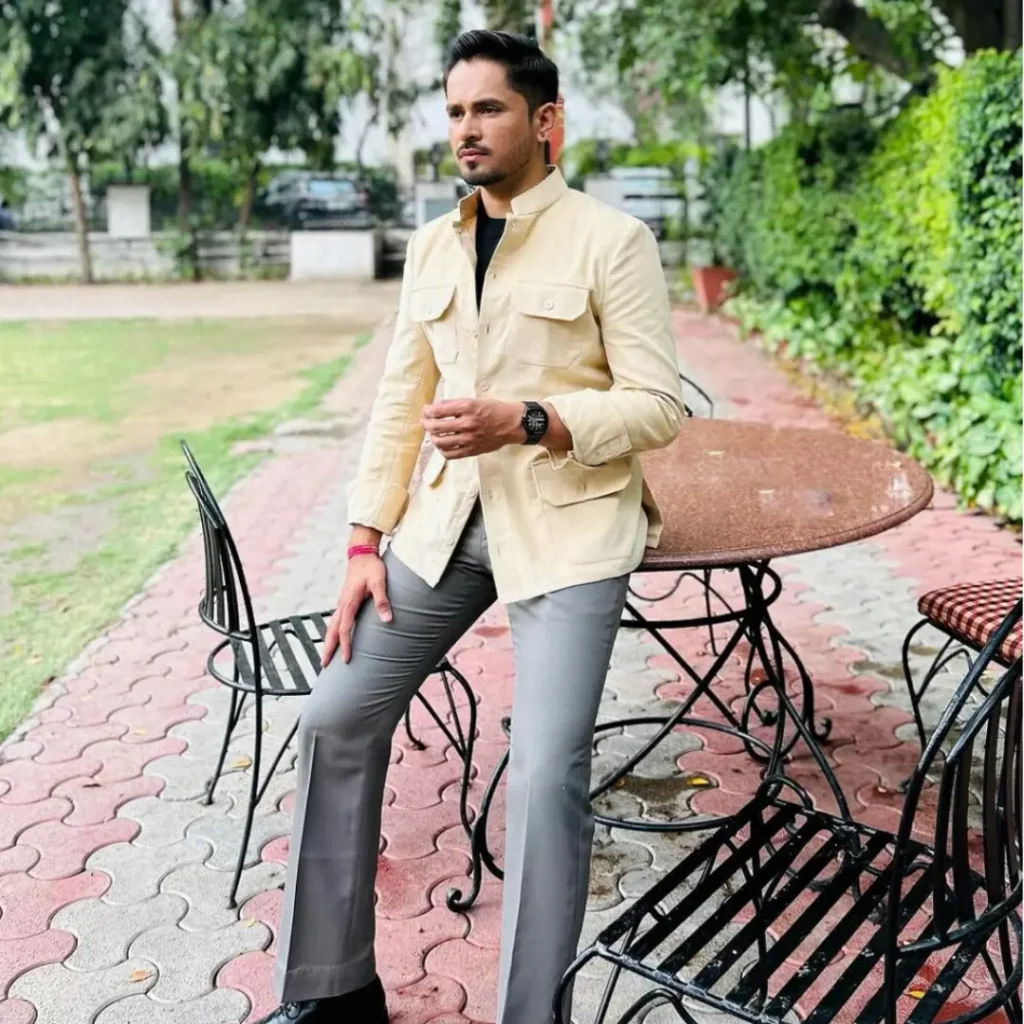 Beige jodhpuri suit