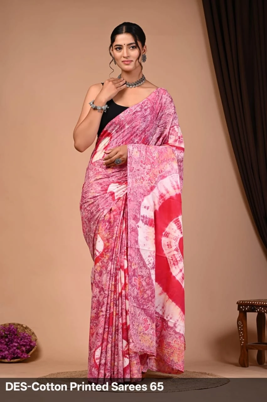 Fusion art...Pure Mulmul Cotton Saree: Elegant and Comfort in Every Drape