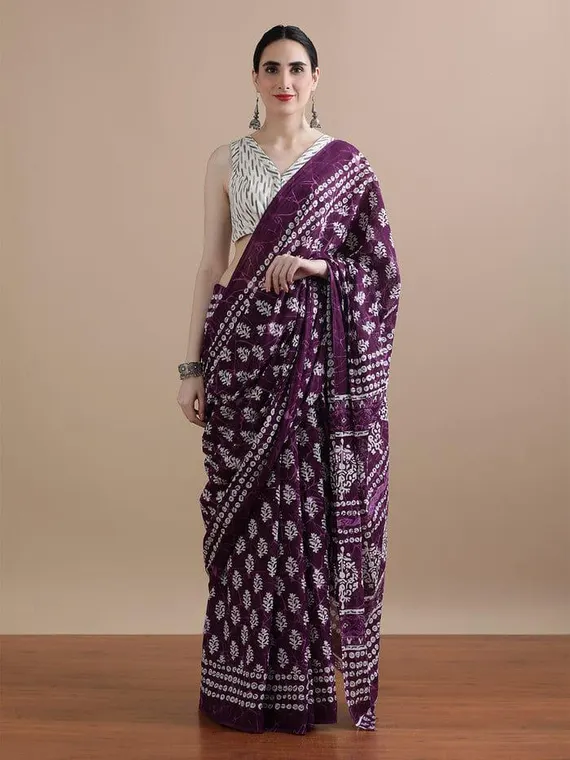 Mix&Match....Pure Mulmul Cotton Saree: Elegant and Comfort in Every Drape