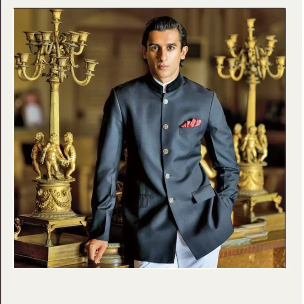 Royal blue jodhpuri suit