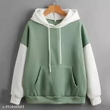 green hoodie - winter wear for women
