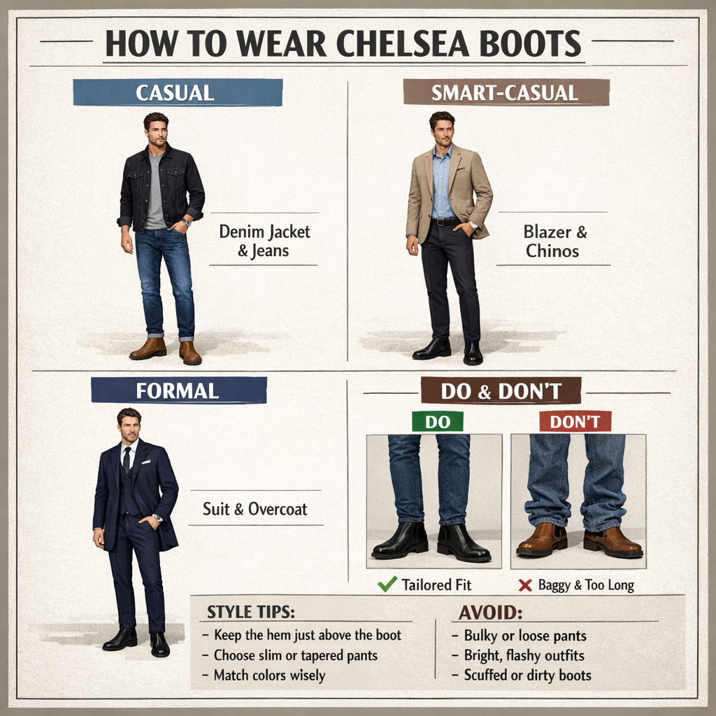 how to wear Chelsea boots