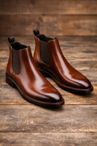 brown Chelsea boot