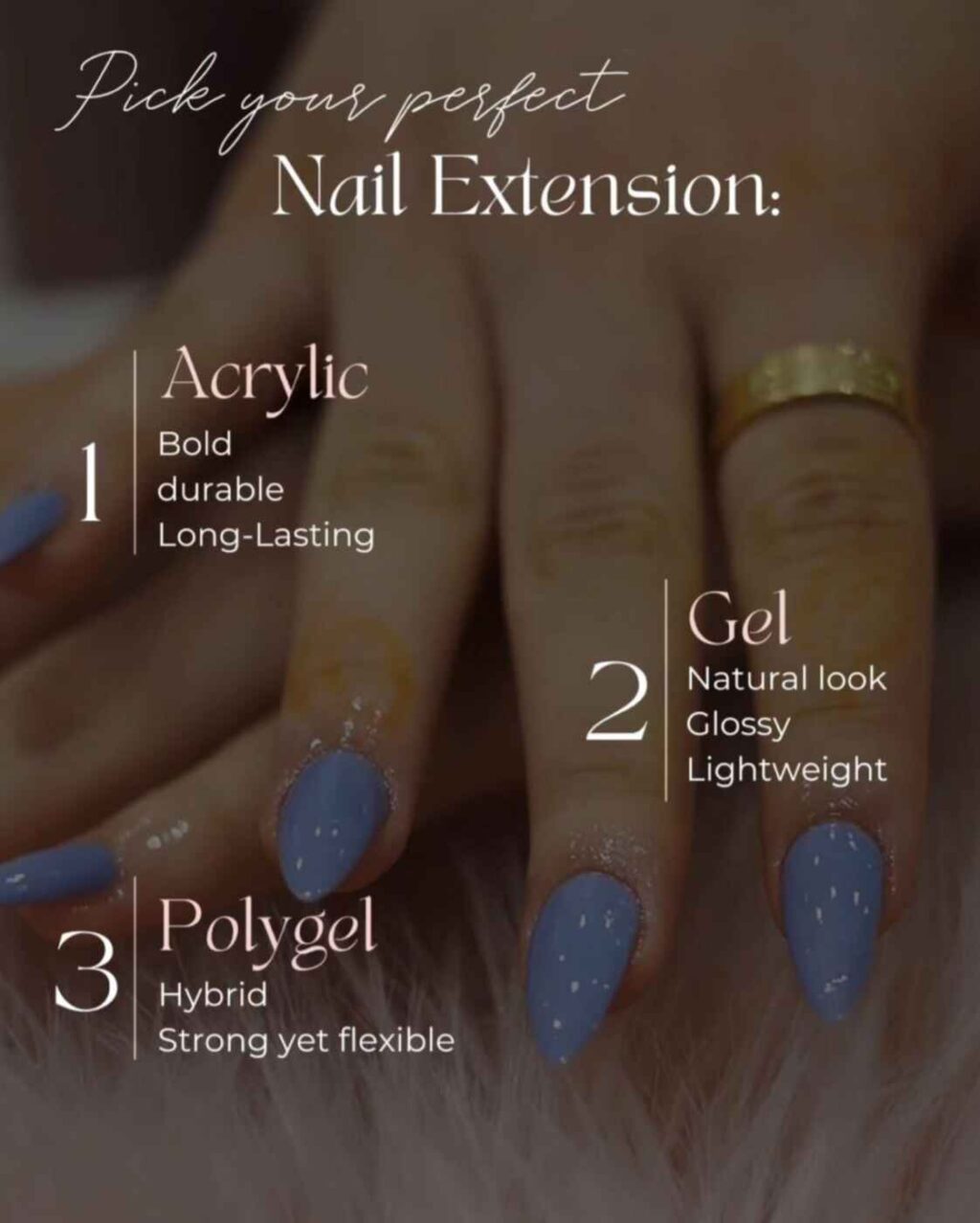 types of nail extensions