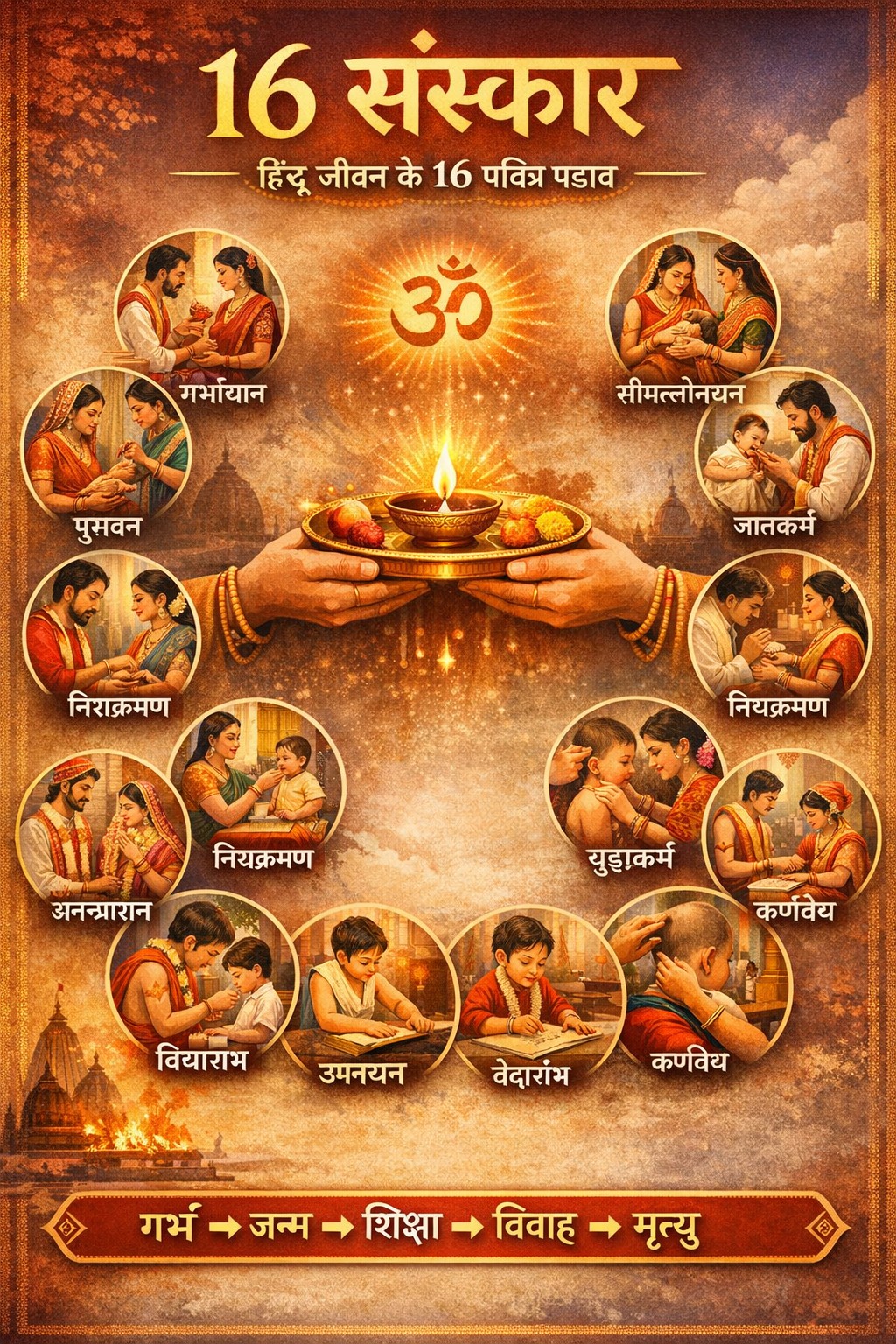 16 sanskar in hinduism complete guide