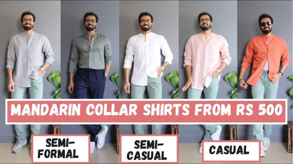 Budget mandarin shirt under-999 rs